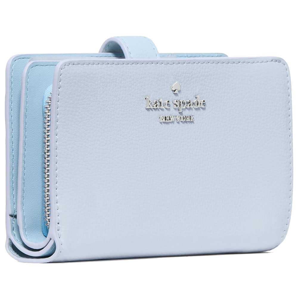 Kate Spade Medium Bifold Wallet Pale Sapphirine Light blue # KN751