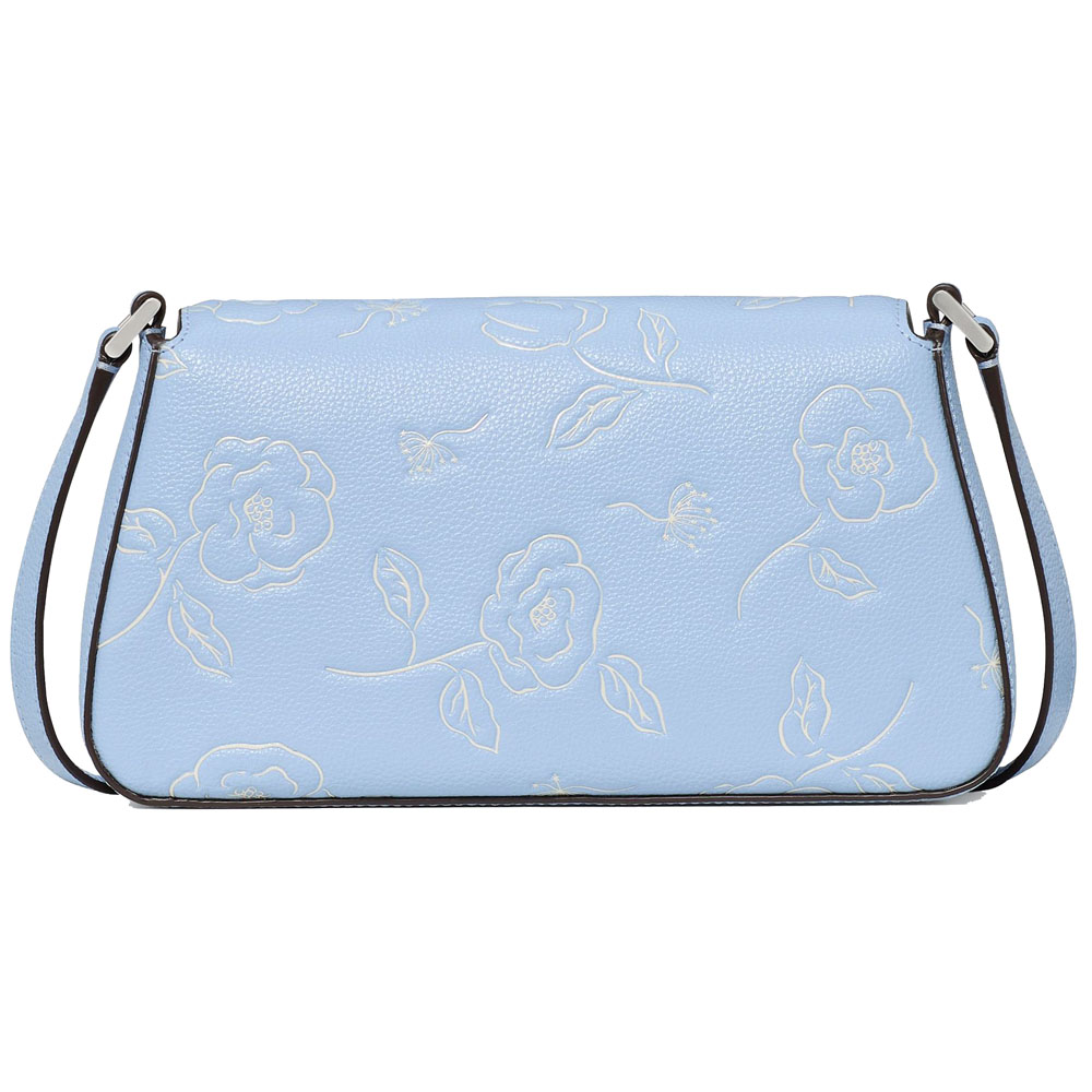 Kate Spade Sutton Floral Mini Crossbody Bag North Star Blue # KO532