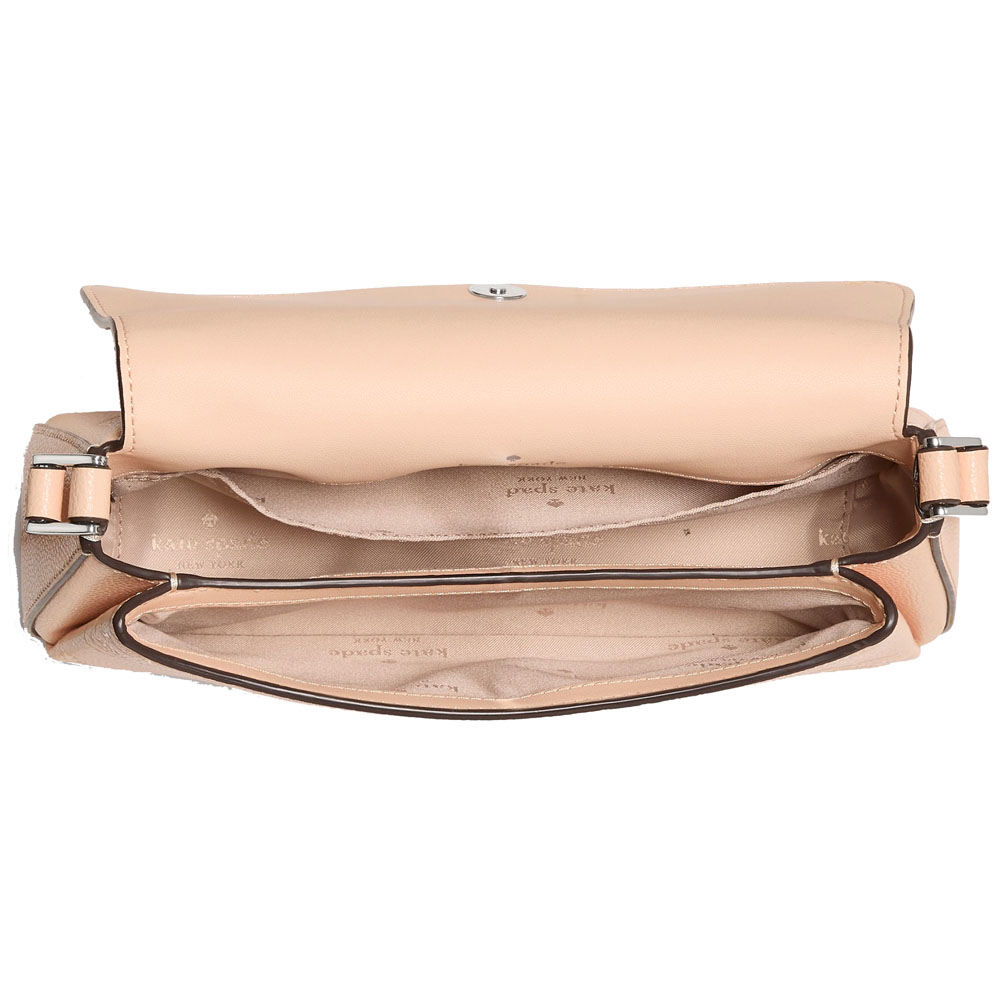 Kate Spade Sutton Floral Mini Crossbody Bag Crisp Peach Orange # KO532