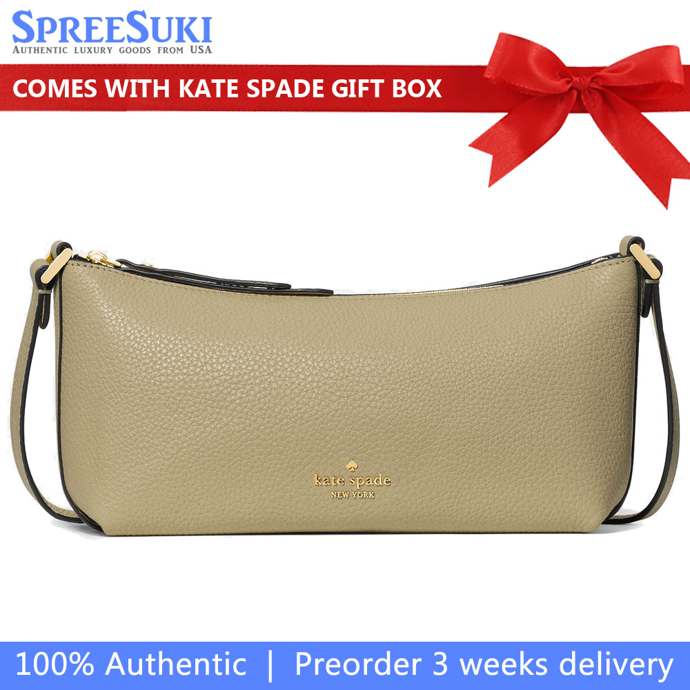Kate Spade Lenox Mini Crossbody Bag Elm Khaki # KO557