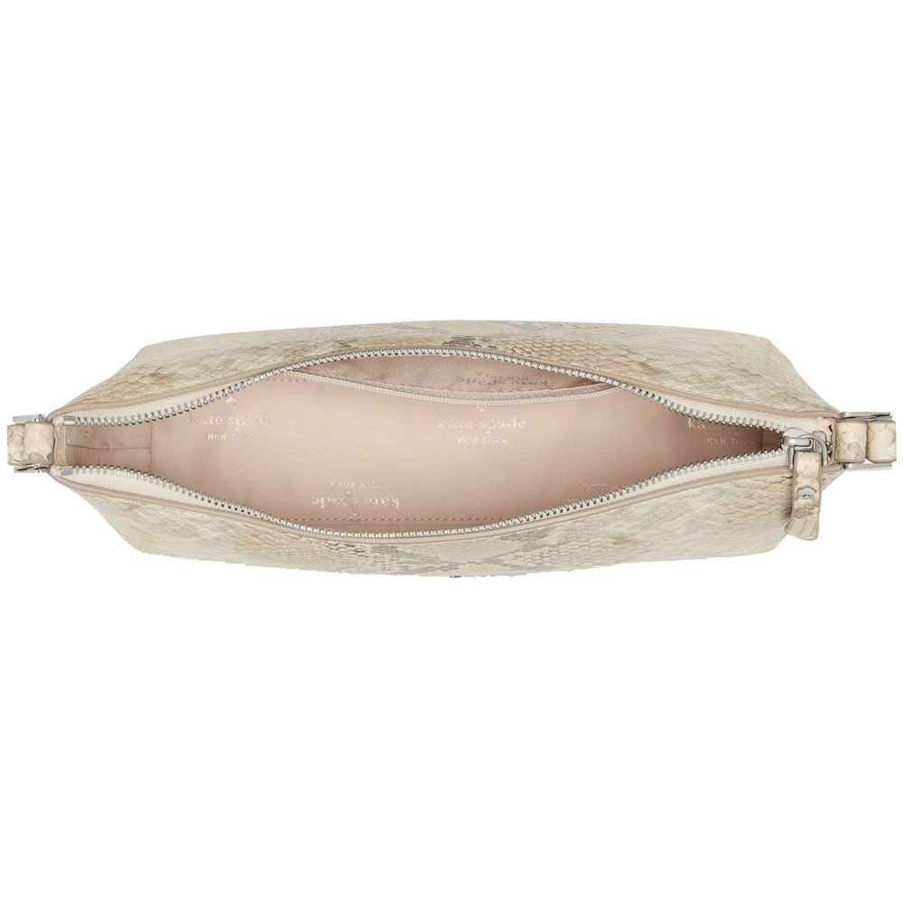 Kate Spade Lenox Snake Mini Crossbody Bag Natural Multi Beige # KP038