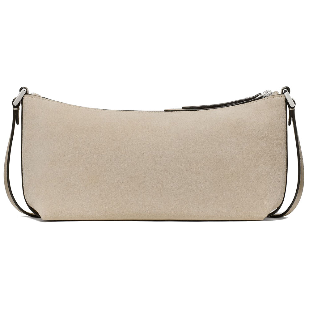 Kate Spade Lenox Suede Mini Crossbody Bag Light Sand Khaki # KP039