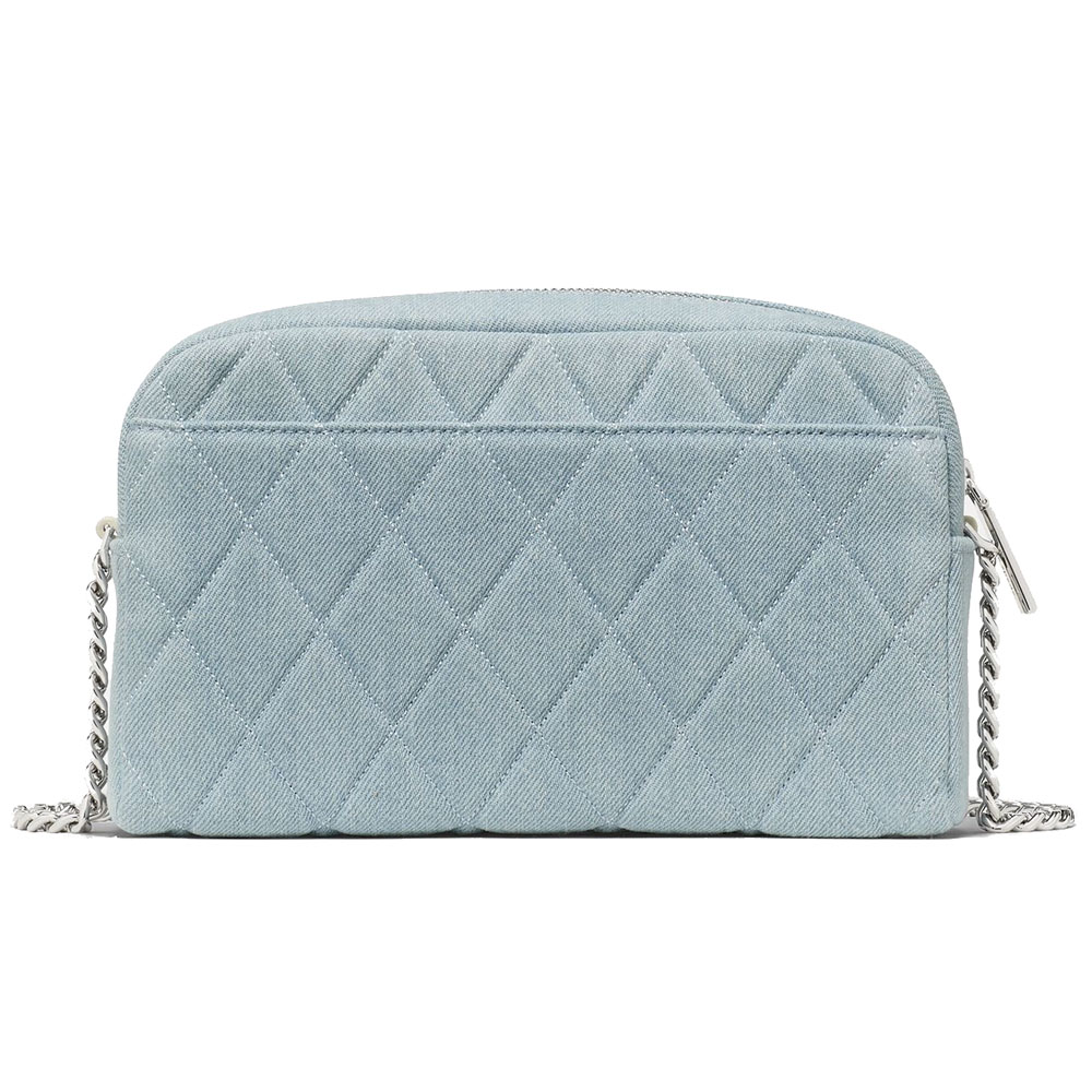 Kate Spade Carey Denim Mini Camera Bag Blue Multicolor Light blue # KN708
