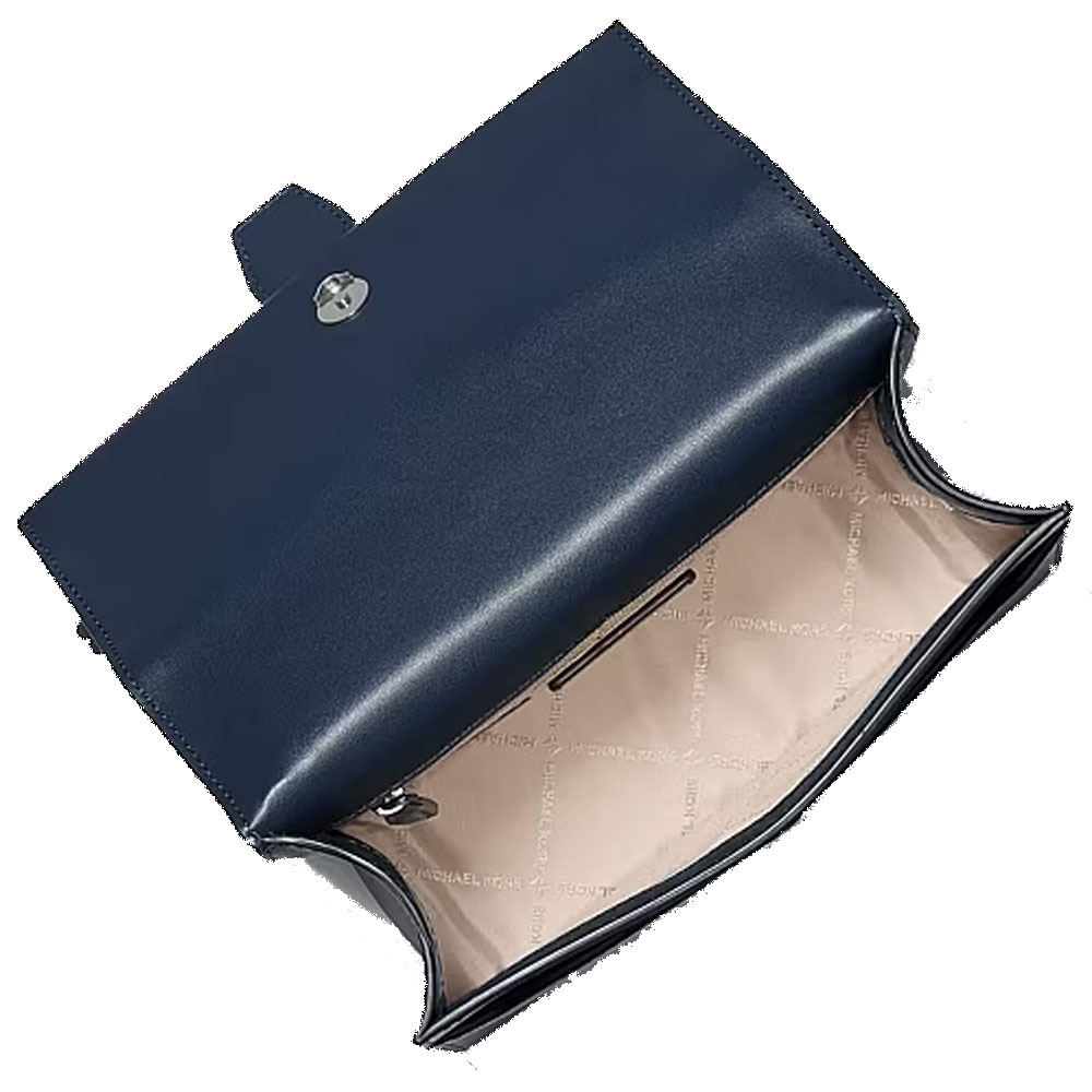 Michael Kors Greenwich Small Floral Embellished Crossbody Bag Navy # 35S6SGRC5L