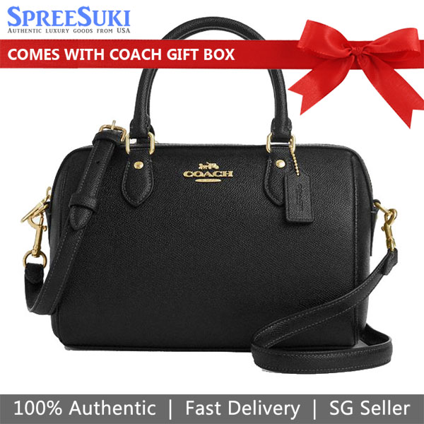 Coach Rowan Satchel Bag Black # CV403D1