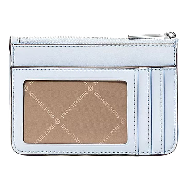 Michael Kors Jet Set Travel Small Matelassé Coin Pouch Pale Ocean Light blue # 35S6STVP1Y