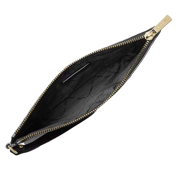 Michael Kors Large Wristlet Jet Set Travel Large Top Zip Wristlet Black # 35S4GTVW3L