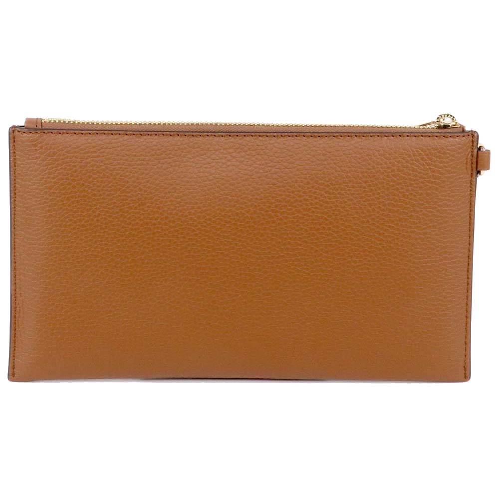 Michael Kors Large Wristlet Jet Set Travel Large Top Zip Wristlet Luggage Brown # 35S4GTVW3L