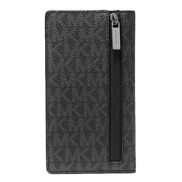 Michael Kors Cooper Large Logo Bi-Fold Card Case Black # 36F3COLD1B