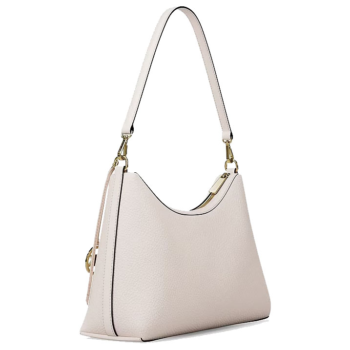 Michael Kors Sammy Medium Pebbled Leather Convertible Shoulder Bag Light Cream # 35T6G8SC6L