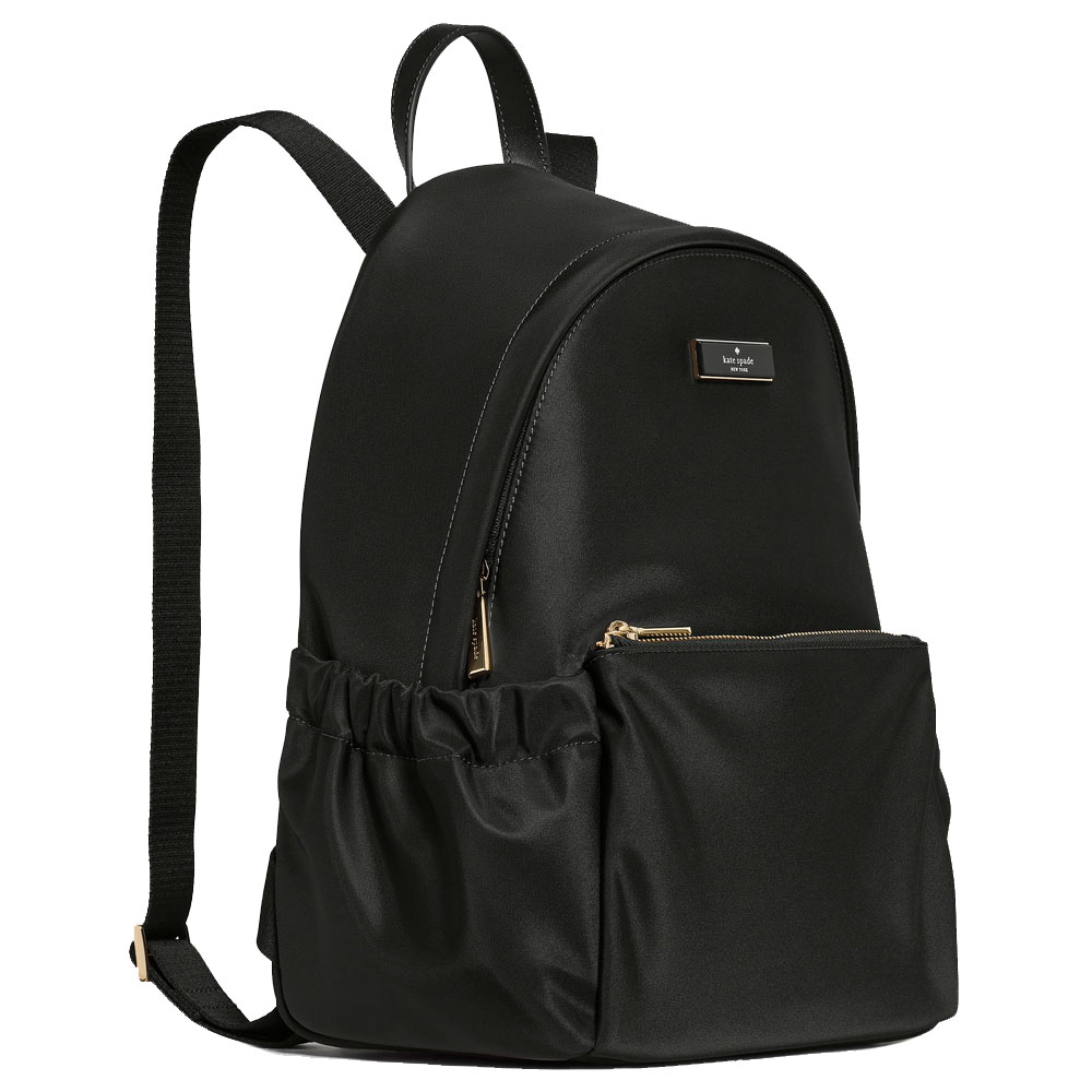 Kate Spade Carter Nylon Dome Backpack Black # KP110