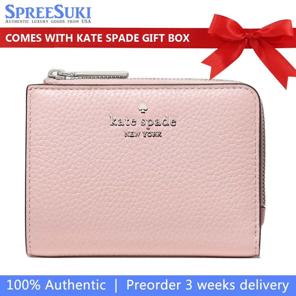 Kate Spade Lena Small L-Zip Wallet Tutu Pink Light pink # KL842