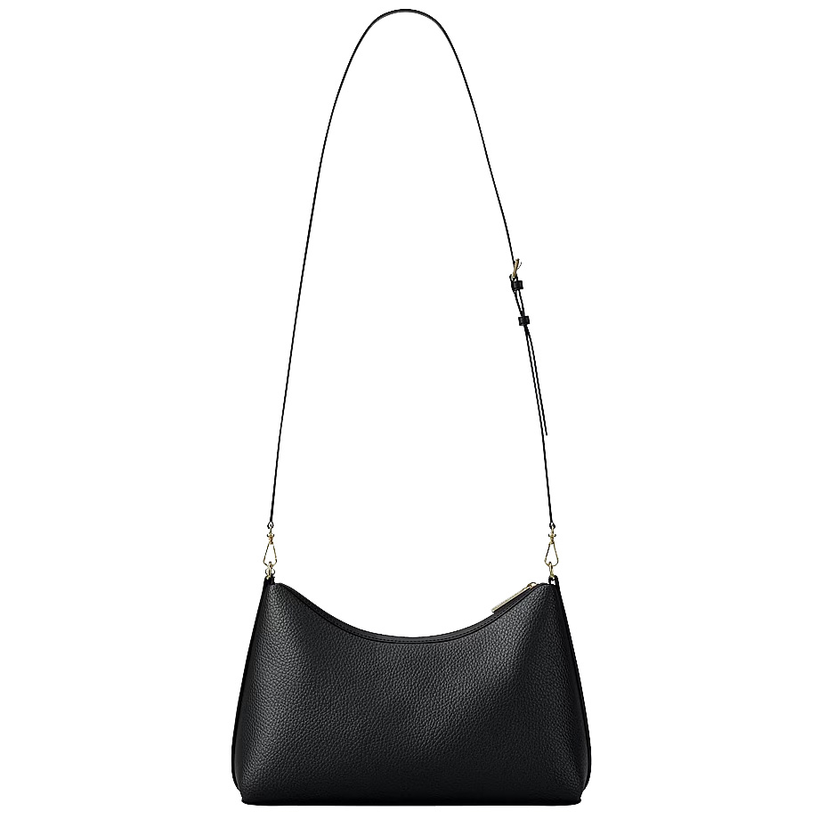 Michael Kors Sammy Medium Pebbled Leather Convertible Shoulder Bag Black # 35T6G8SC6L