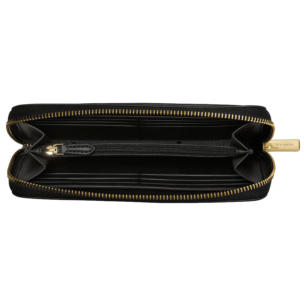 Kate Spade Large Continental Wallet Black # KN776
