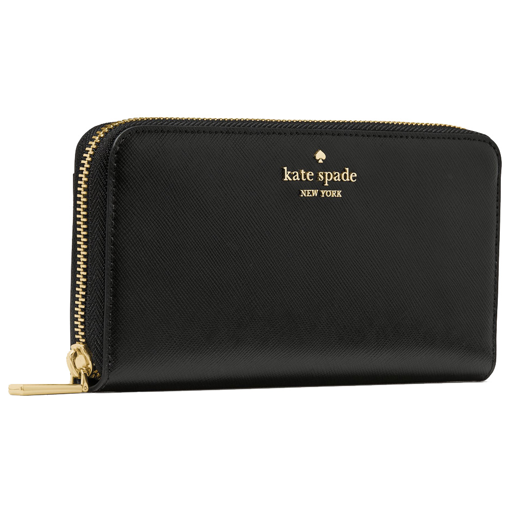 Kate Spade Large Continental Wallet Black # KN776
