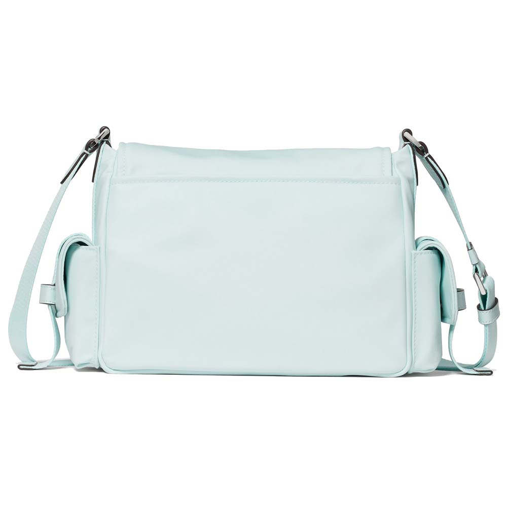 Kate Spade Carter Ksnyl Cargo Messenger Bag Crisp Sky Sky Blue # KN672