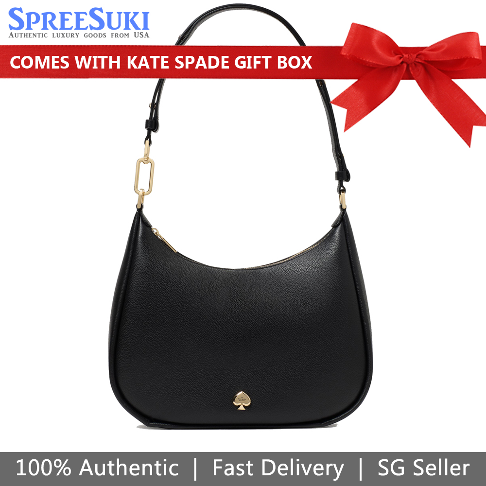 Kate Spade Kayla Large Shoulder Bag Black # KK055