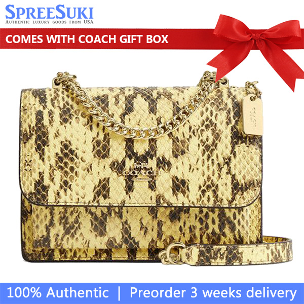 Coach Mini Klare Crossbody Bag Yellow # CDW83