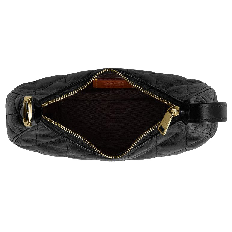 Coach Emily Shoulder Bag With Quilting Black # CDX21