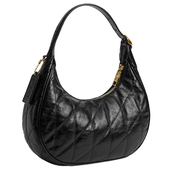 Coach Emily Shoulder Bag With Quilting Black # CDX21