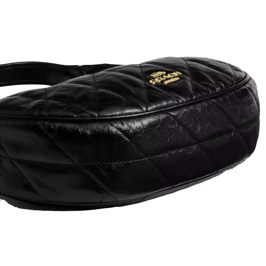 Coach Emily Shoulder Bag With Quilting Black # CDX21