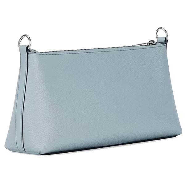 Michael Kors Carson Small Pebbled Leather Convertible Crossbody Bag Pale Ocean Light blue # 35S6S2ZC2L
