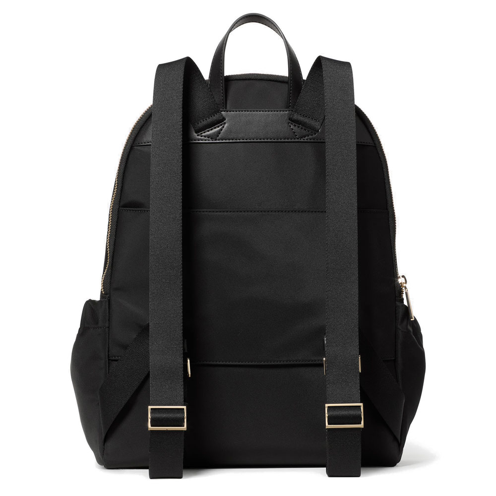 Kate Spade Carter Nylon Large Dome Backpack Black # KP111