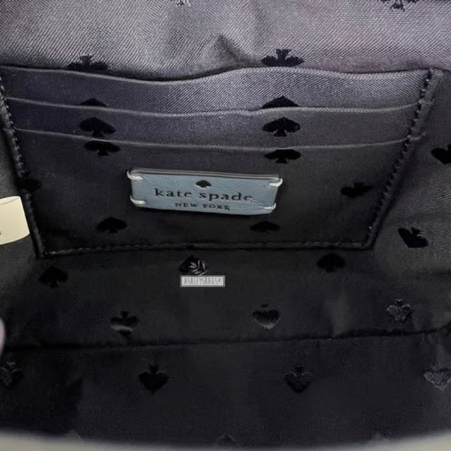 Kate Spade Sling Bag Natalia Smooth Quilted Square Crossbody Dusty Blue # K8162