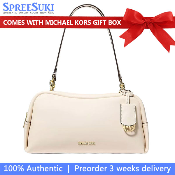 Michael Kors Cecily Medium Shoulder Bag Light Cream # 35F5G8CL2L
