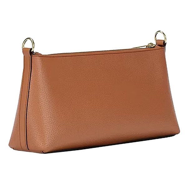 Michael Kors Carson Small Leather Convertible Crossbody Bag Luggage Brown # 35S6G2ZC2L