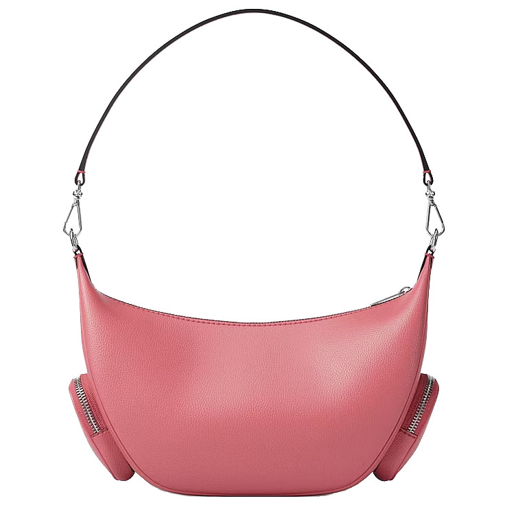 Michael Kors Merritt Medium Pebbled Leather Convertible Shoulder Bag Hibiscus Pink # 35R6S0WS8L
