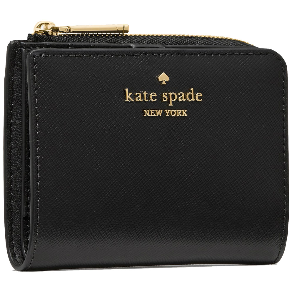 Kate Spade Small L-Zip Wallet Black # KN767D1