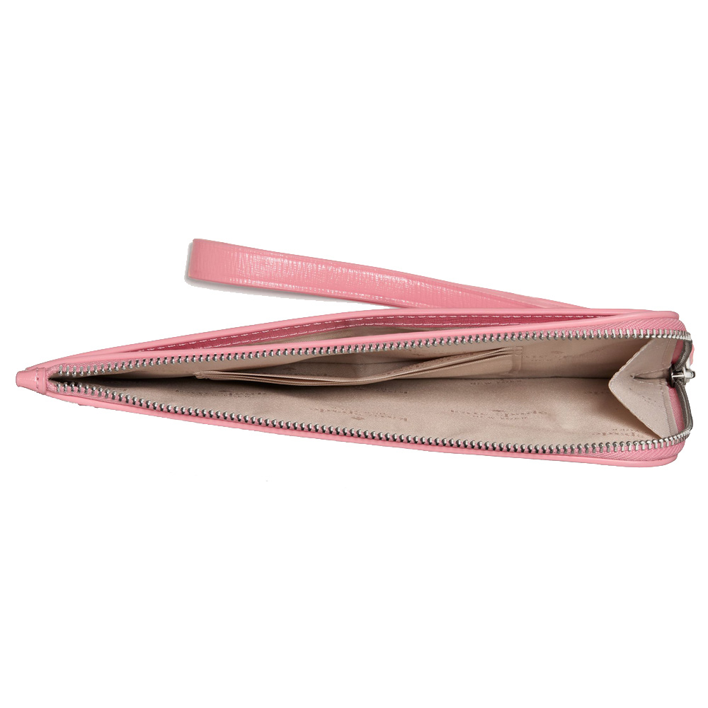 Kate Spade Lucy Floral Wristlet Grapefruit Soda Blush Pink # KN734