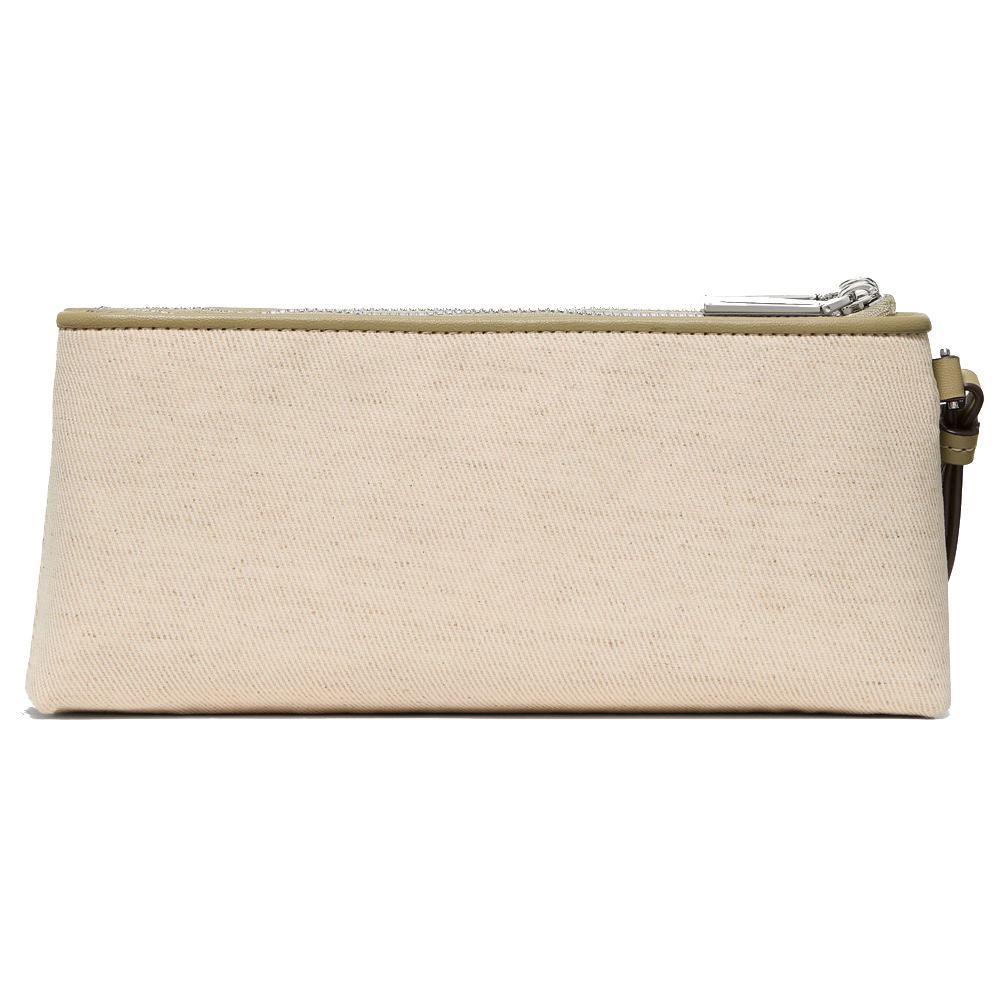 Kate Spade Wren Twill Wristlet Elm Multi Khaki # KO548