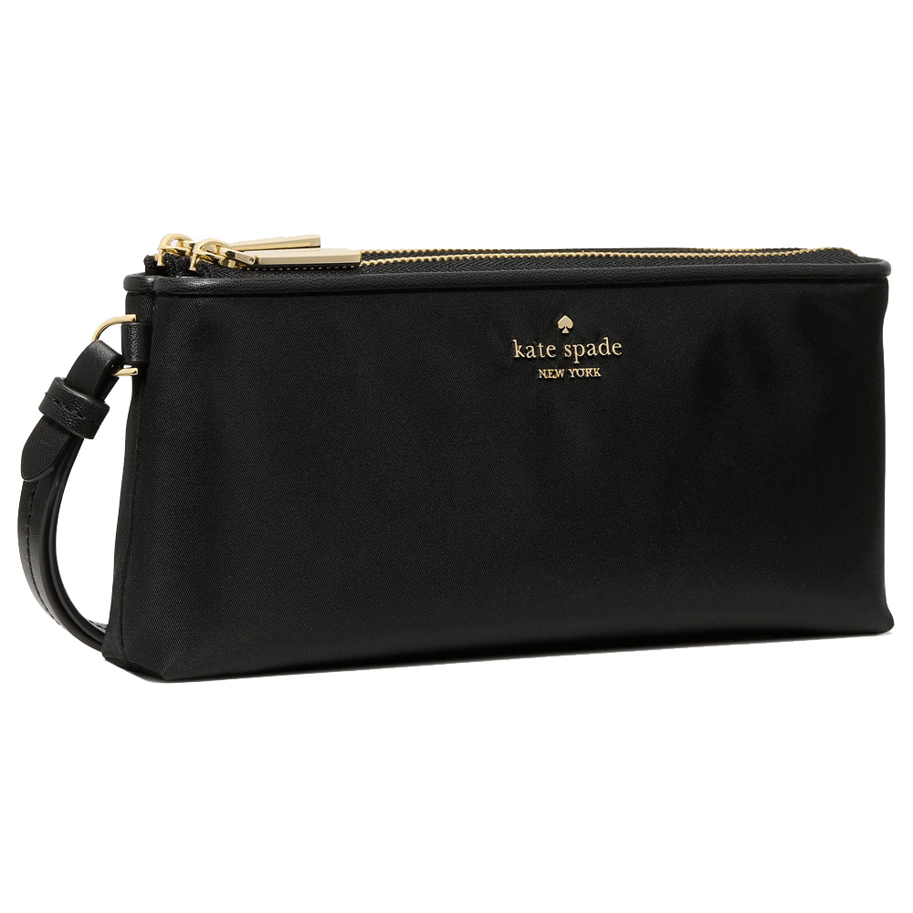 Kate Spade Wren Nylon Wristlet Black # KO546