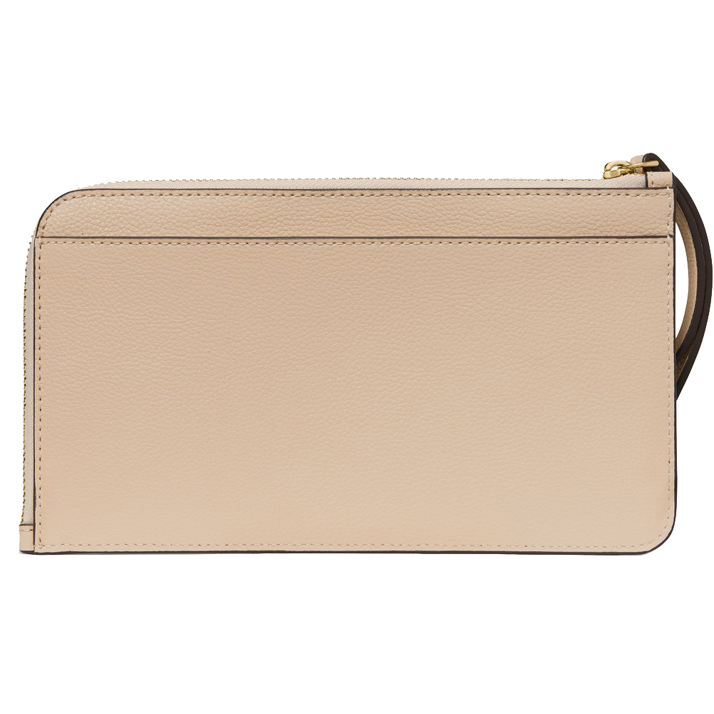 Kate Spade Lucy Floral Wristlet Milk Glass Multi Beige # KP010