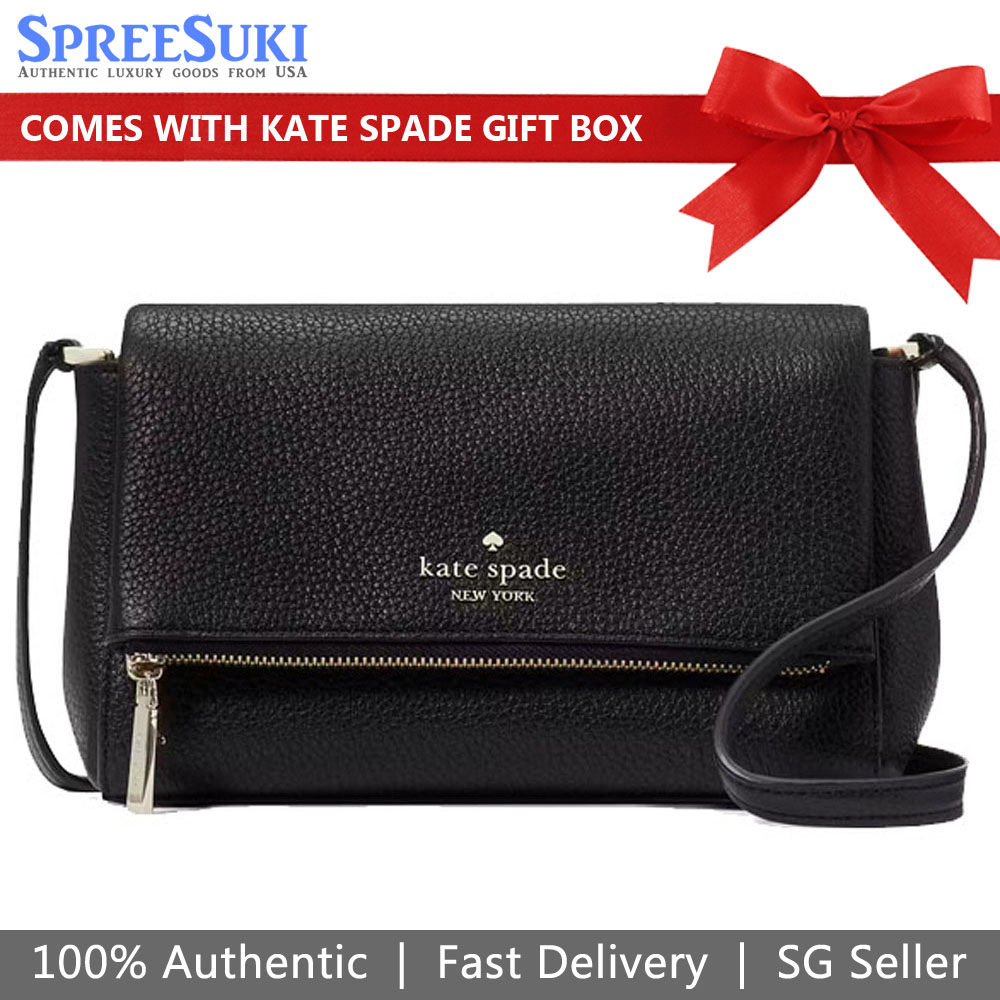 Kate Spade Leila Mini Crossbody Black # KE487