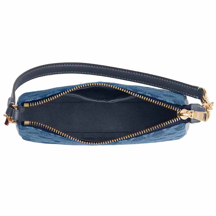 Coach Nolita 19 In Signature Denim Indigo Blue Denim # CDE31