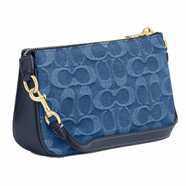 Coach Nolita 19 In Signature Denim Indigo Blue Denim # CDE31