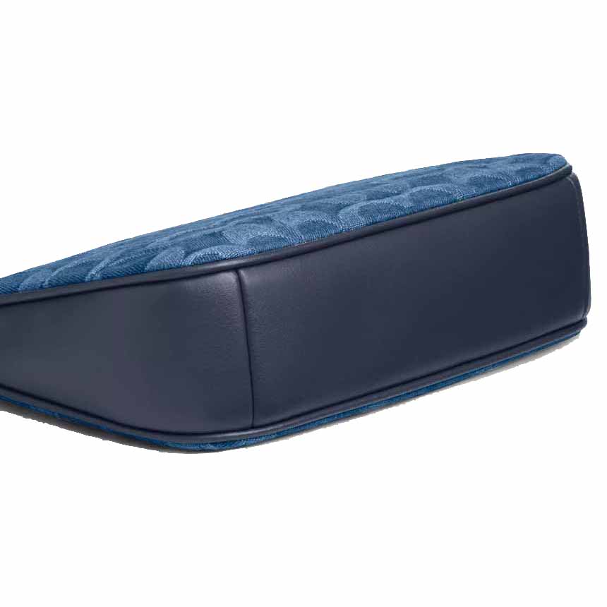 Coach Nolita 19 In Signature Denim Indigo Blue Denim # CDE31