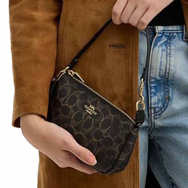 Coach Nolita 19 In Loved Signature Canvas With Charms Brown # CDW32