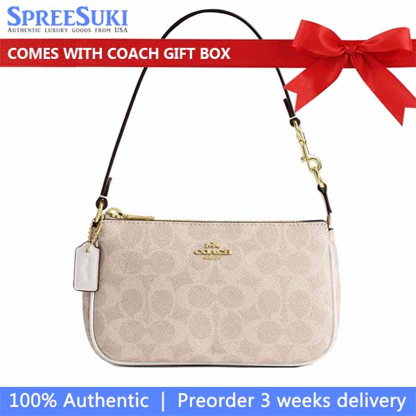 Coach Nolita 19 In Signature Canvas Sand Chalk # CW426