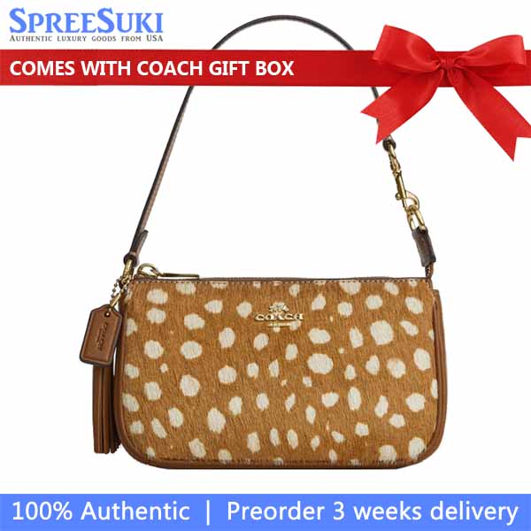 Coach Nolita 19 With Deer Print Brown Multi # CDW35