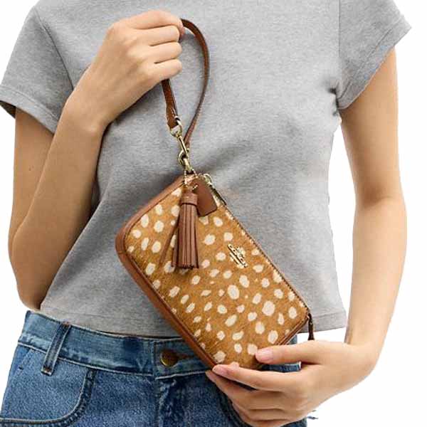 Coach Nolita 19 With Deer Print Brown Multi # CDW35