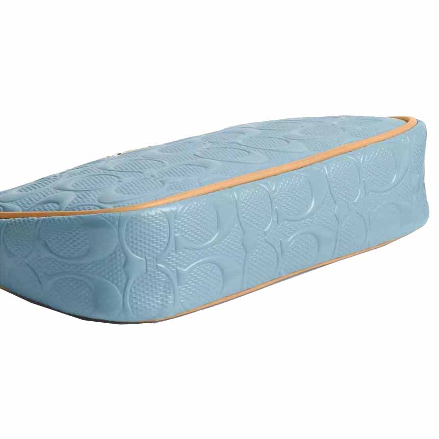 Coach Nolita 19 In Signature Leather With Charms Light Blue Light blue # CEM98