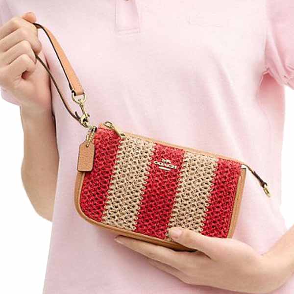 Coach Nolita 19 Red Tan Light Brown # CEM99