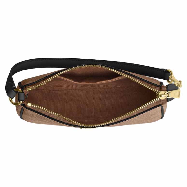 Coach Nolita 19 In Signature Canvas Tan Black Brown # CW426