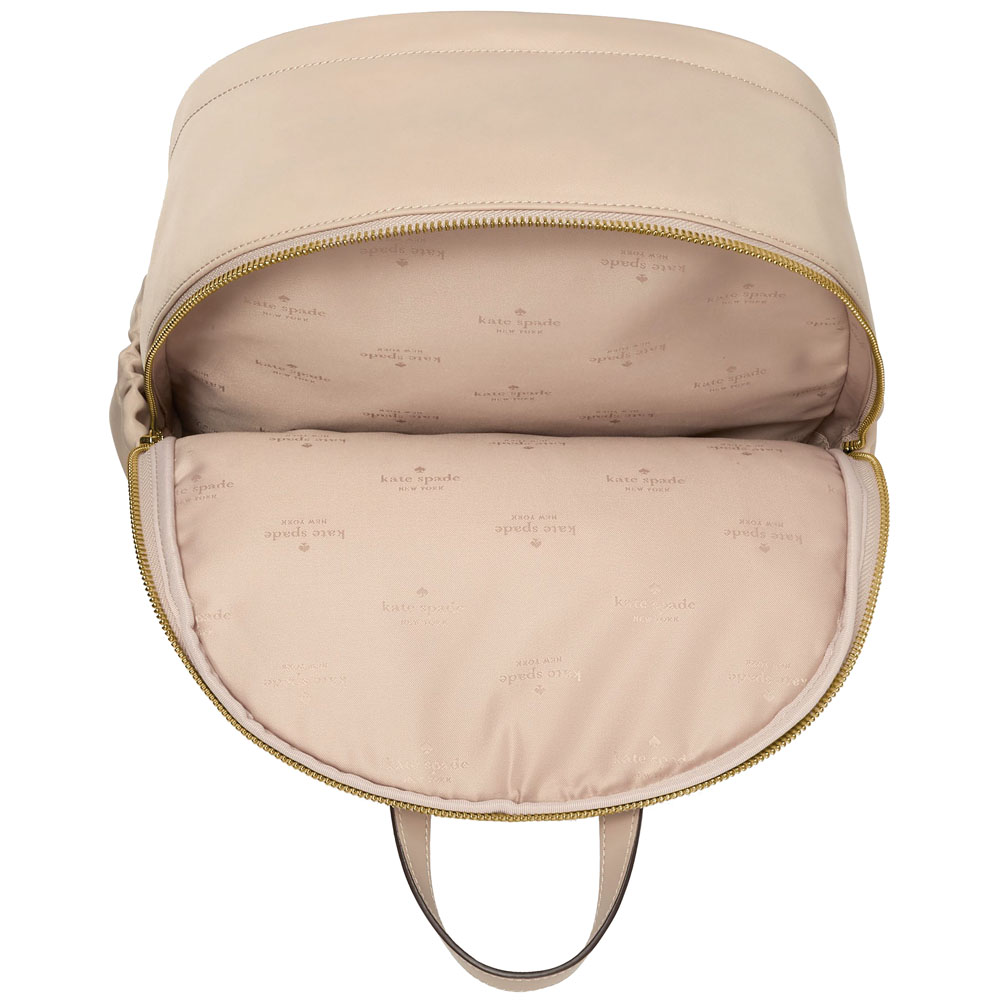 Kate Spade Carter Nylon Large Backpack Warm Beige # KL962