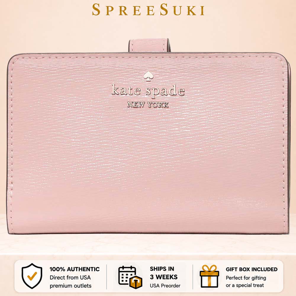 Kate Spade Madison Medium Bifold Wallet Tutu Pink Light pink # KN227