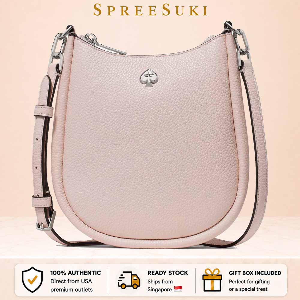 Kate Spade Sling Bag Crossbody Kayla Small Swing Pack Powdered Sugar Beige # KL805